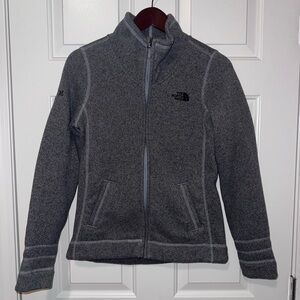 The North Face Women's Gray Full-Zip Fleece Jacket
